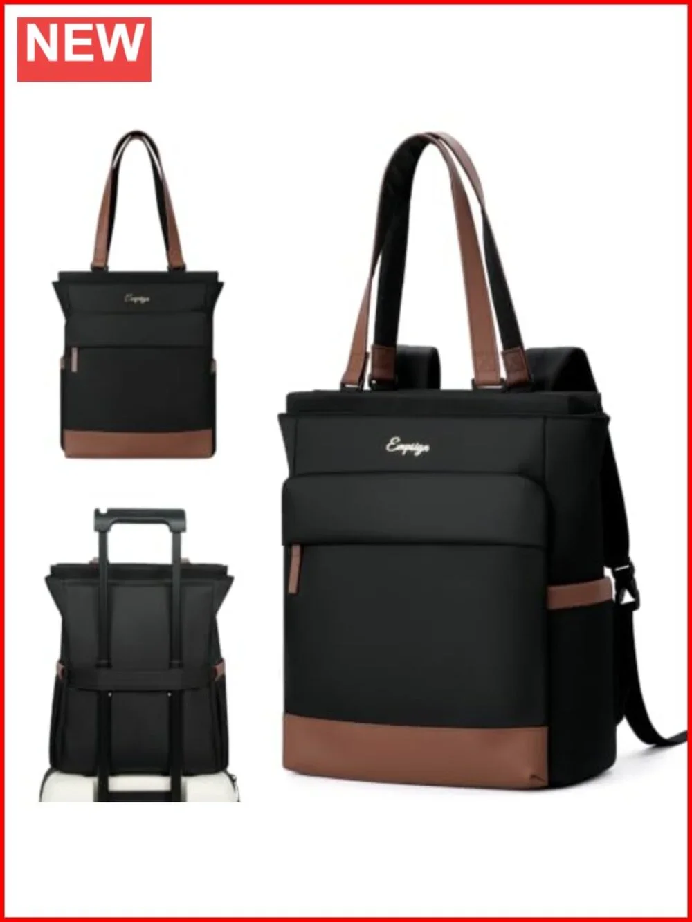 Convertible Tote Backpack for Women, Fits 15.6 Inch Laptop, Work Travel Bag,